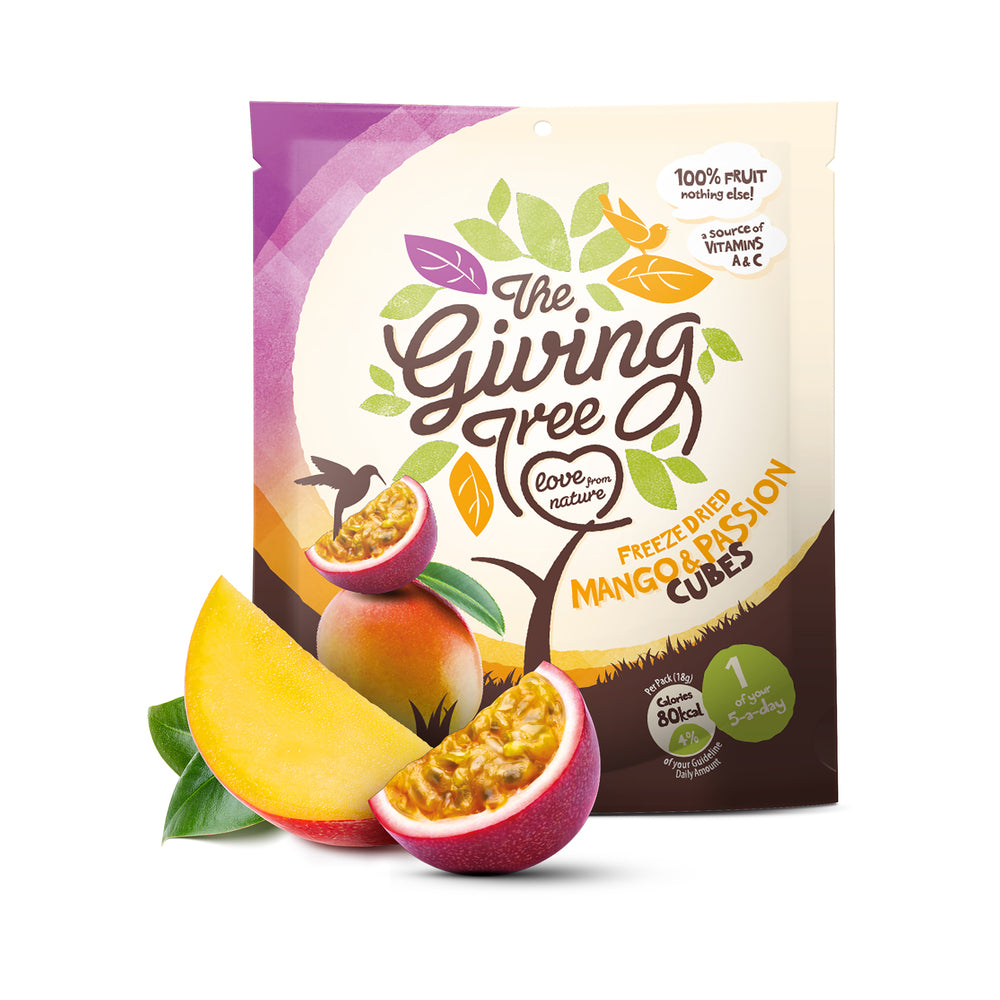 Freeze Dried Mango & Passion Cubes