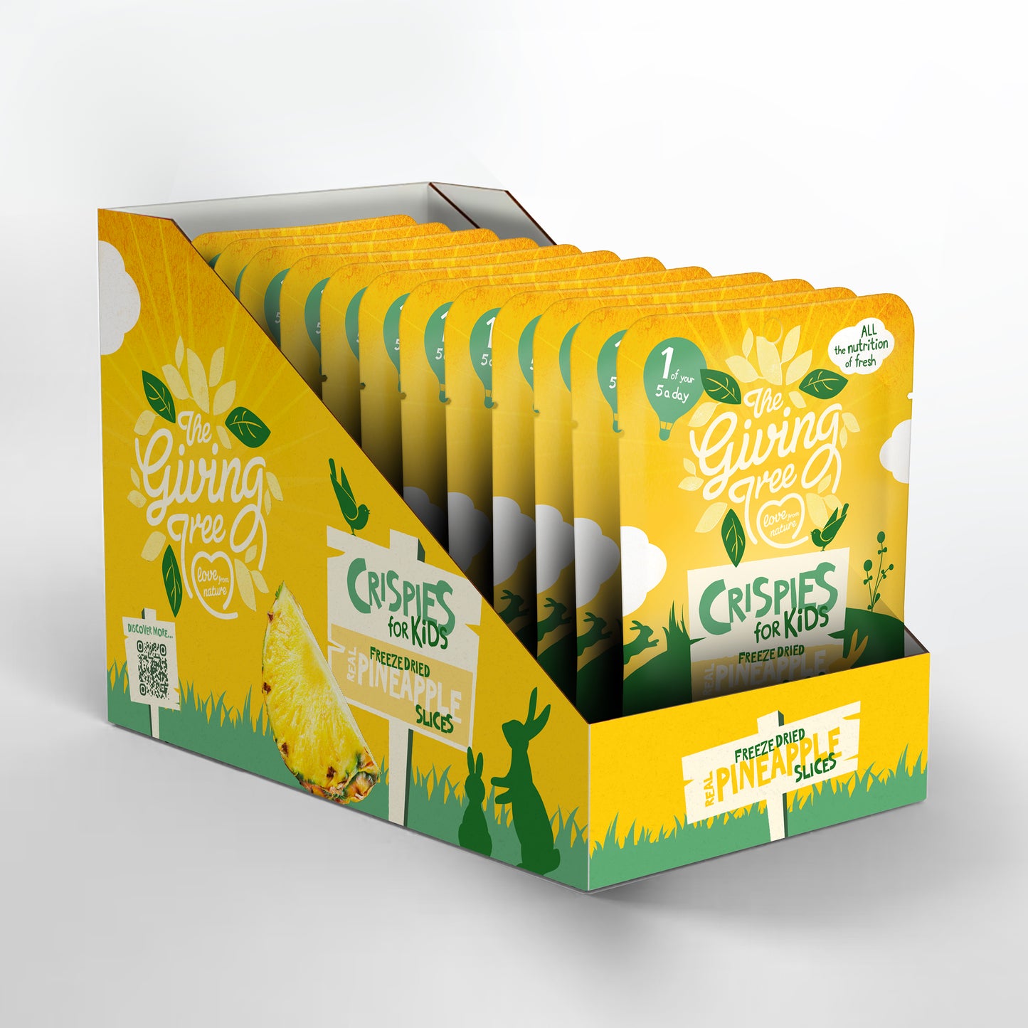 Freeze Dried Pineapple Crispies
