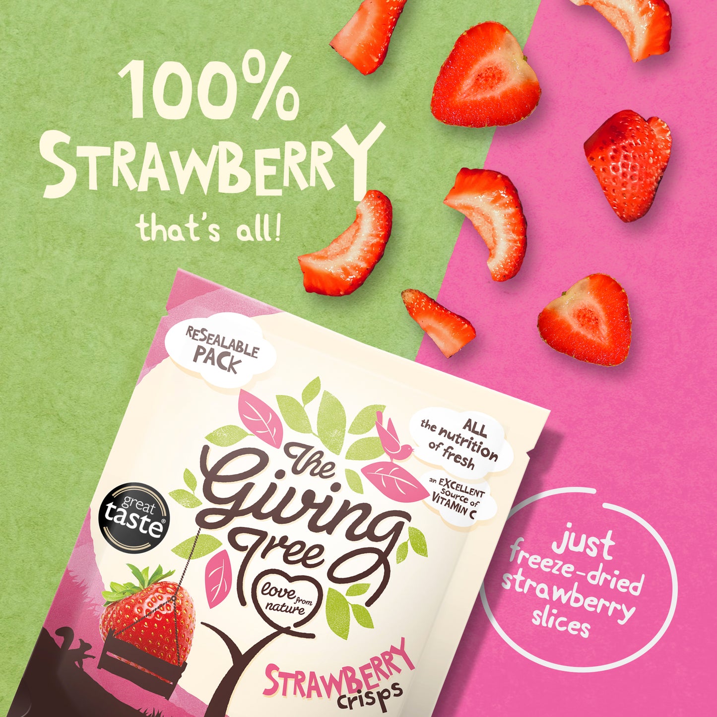 Freeze Dried Strawberry Slices