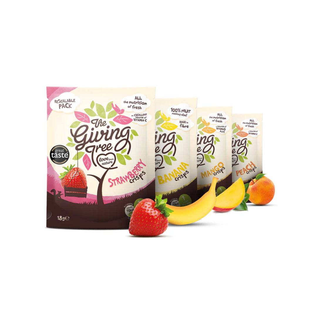 Mixed-Case Freeze-Dried Fruit