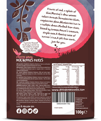 Freeze Dried Mixed Berries