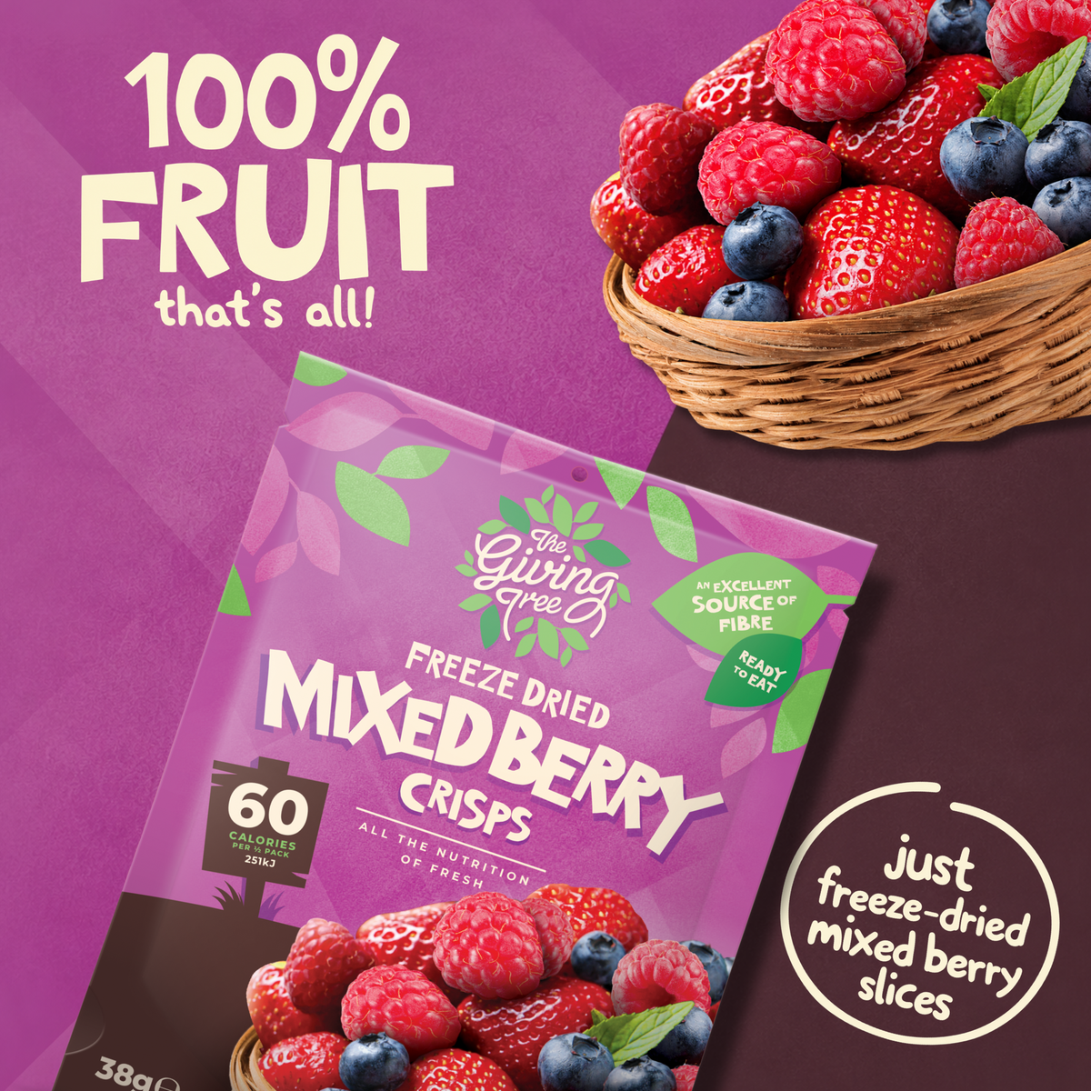 The Giving Tree Mixed Berries 38g